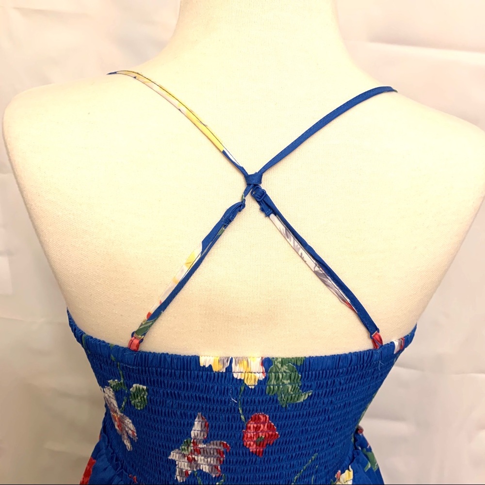 American Eagle Outfitters blue flowery dress - Picture 3 of 8